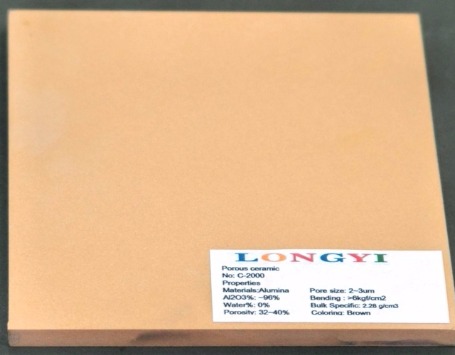 Porous Ceramic No. C-2000 | Advanced Ceramic & Fine Ceramic